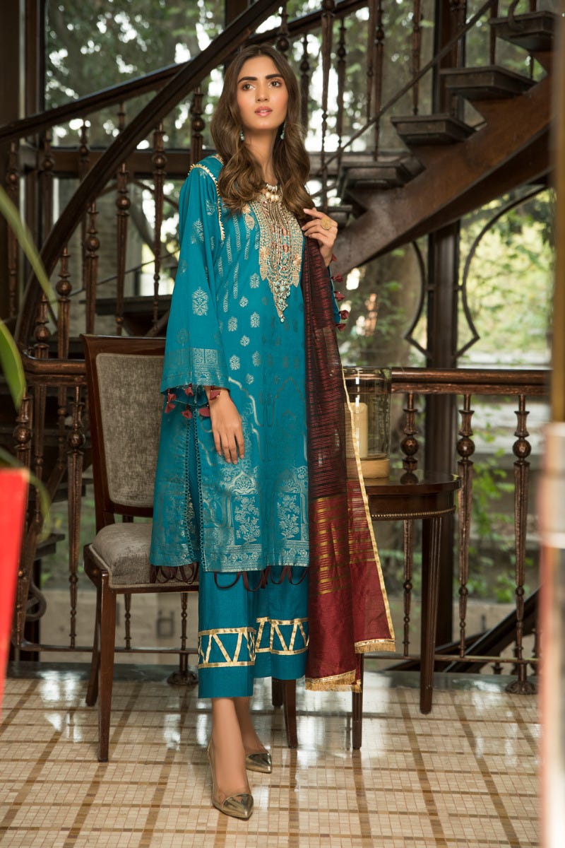 Embroidered Jacquard Ready to Wear Collection by Zimal 02