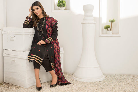 Winter Karandi 3 Pcs Embroidered Shawl Collection by Zimal 05