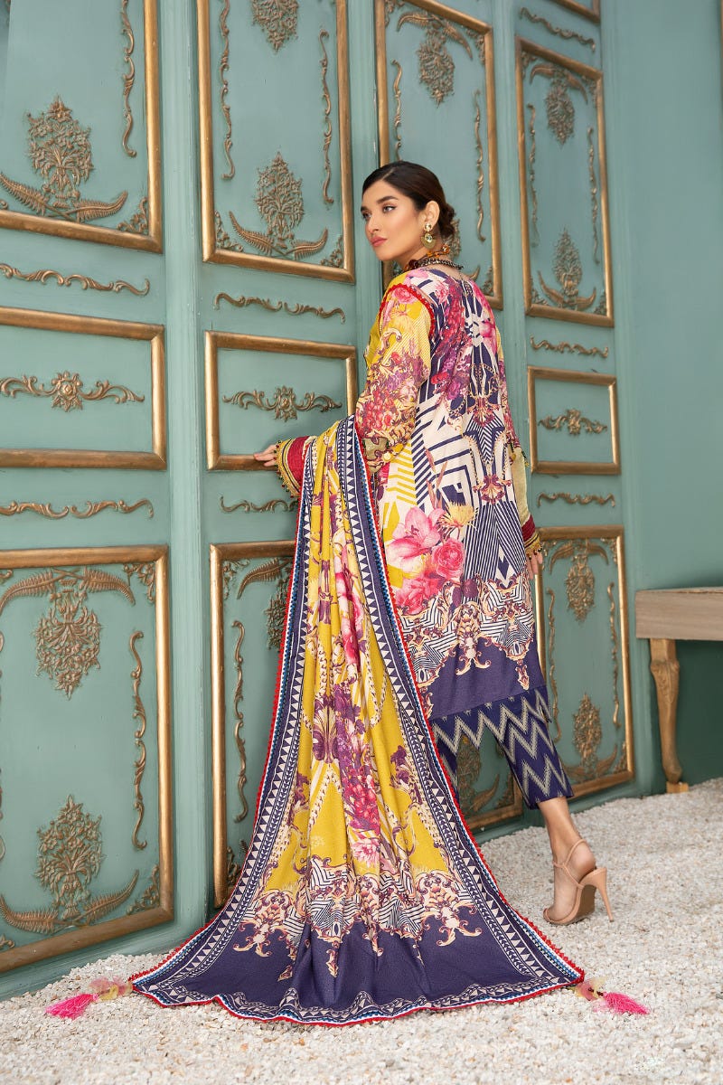 Winter Luxury Ready to Wear 3 Pcs Collection by Zimal 04