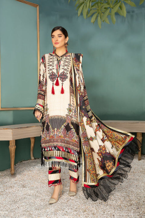 Winter Luxury Ready to Wear 3 Pcs Collection by Zimal 05