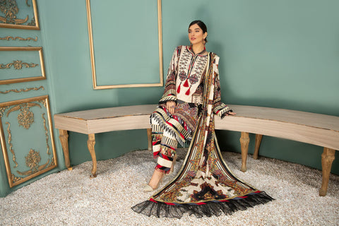Winter Luxury Ready to Wear 3 Pcs Collection by Zimal 05
