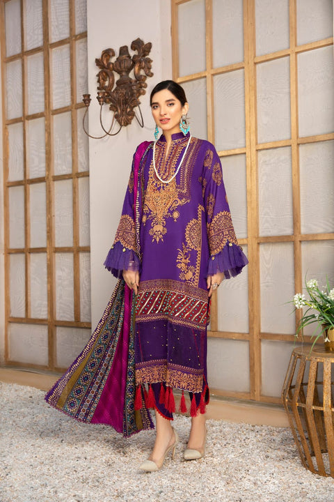 Winter Luxury Ready to Wear 3 Pcs Collection by Zimal 08