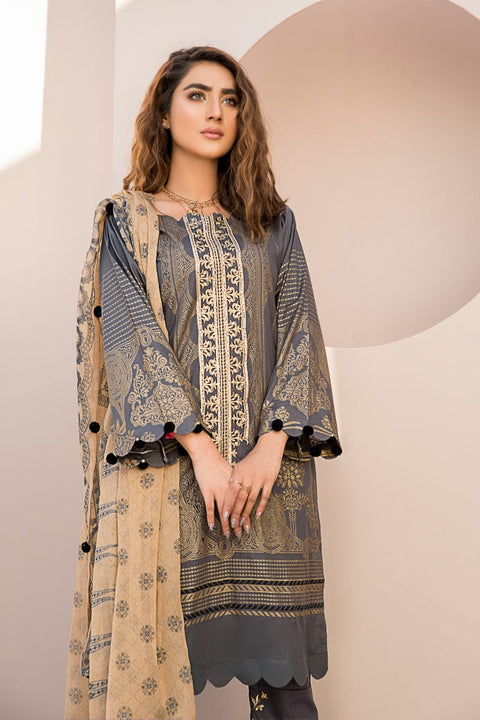 Ready to Wear Embroidered Lawn 3 Pcs Collection by Zimal 06